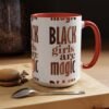 Black Girls Are Magic Accent Coffee Mug - Image 5