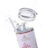 Costa Rica Skinny Tumbler with Straw, 20oz - Image 26