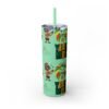 Jamaica  Skinny Tumbler with Straw, 20oz - Image 120