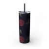 Melanin Jetsetter Skinny Tumbler with Straw, 20oz - Image 3