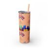 Costa Rica Skinny Tumbler with Straw, 20oz - Image 11