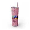 Costa Rica Skinny Tumbler with Straw, 20oz - Image 29