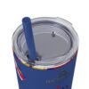 Costa Rica Skinny Tumbler with Straw, 20oz - Image 7