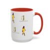 Melanin Jetsetters Accent Coffee Mug - Image 2