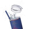 Costa Rica Skinny Tumbler with Straw, 20oz - Image 8