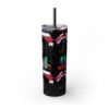 Costa Rica Skinny Tumbler with Straw, 20oz - Image 12