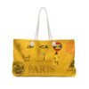 Melanin Jetsetters  Yellow Weekender Bag - Image 2