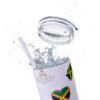 Jamaica  Skinny Tumbler with Straw, 20oz - Image 71