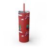 Costa Rica Skinny Tumbler with Straw, 20oz - Image 48