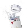 Dominican Republic Skinny Tumbler with Straw, 20oz - Image 17