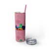 Costa Rica Skinny Tumbler with Straw, 20oz - Image 33