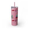 Costa Rica Skinny Tumbler with Straw, 20oz - Image 30