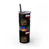 Costa Rica Skinny Tumbler with Straw, 20oz - Image 13