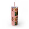 Jamaica  Skinny Tumbler with Straw, 20oz - Image 21