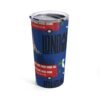 World Traveler Dark Blue Tumbler 20oz - Image 3