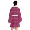 Black Girl Magic Pink Long Sleeve Kimono Robe - Image 8