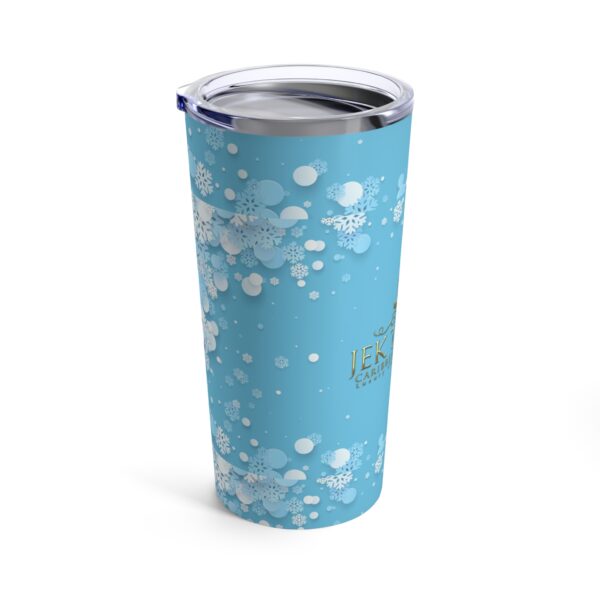 Snow Flake JEK Travels Tumbler 20oz - Image 3