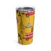World Traveler Yellow Tumbler 20oz - Image 2