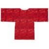 Dark Red Paris Long Sleeve Kimono Robe - Image 6