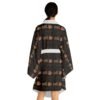 Black Girl Magic Black Long Sleeve Kimono Robe - Image 8