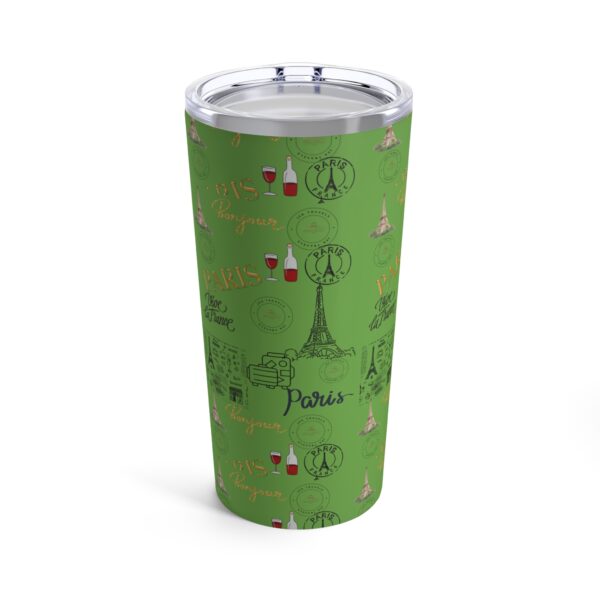 Paris Light Green Tumbler 20oz