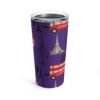 World Traveler Purple Tumbler 20oz - Image 2