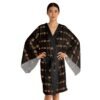 Black Girl Magic Black Long Sleeve Kimono Robe