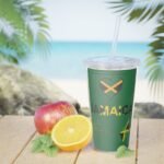 Jamaica Plastic Tumbler with Straw