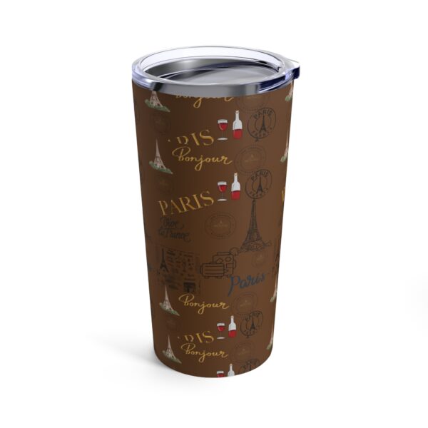 Paris Brown Tumbler 20oz - Image 4