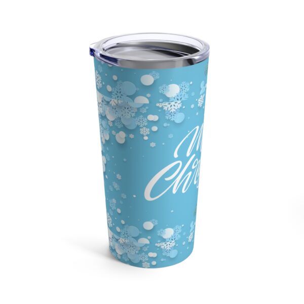 Merry Christmas Tumbler 20oz - Image 3