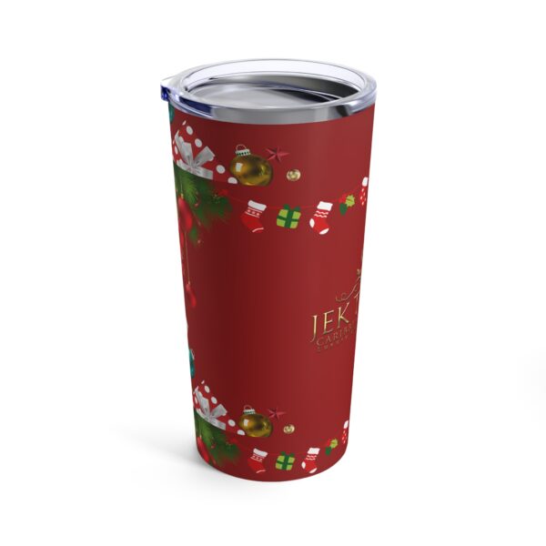 Red Christmas Tumbler 20oz - Image 3