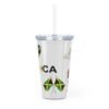 Jamaica Plastic Tumbler with Straw - Image 4
