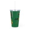 Jamaica Plastic Tumbler with Straw - Image 3
