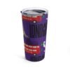World Traveler Purple Tumbler 20oz - Image 3