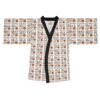 Black Girl Magic White Long Sleeve Kimono Robe - Image 2