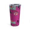 World Traveler Pink Tumbler 20oz - Image 4