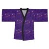 Purple Paris Long Sleeve Kimono Robe - Image 2