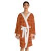 Black Girl Magic Orange Long Sleeve Kimono Robe - Image 7