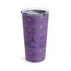 Paris Light Purple Tumbler 20oz - Image 3