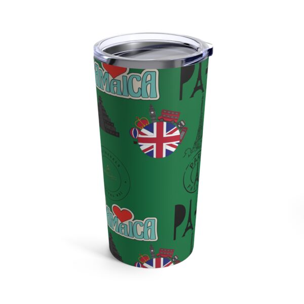 World Traveler Dark Green Tumbler 20oz - Image 4