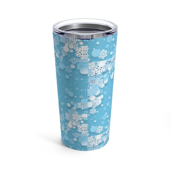 Snow Flake JEK Travels Tumbler 20oz - Image 2