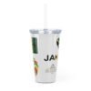 Jamaica Plastic Tumbler with Straw - Image 3