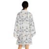 White Paris Long Sleeve Kimono Robe - Image 8