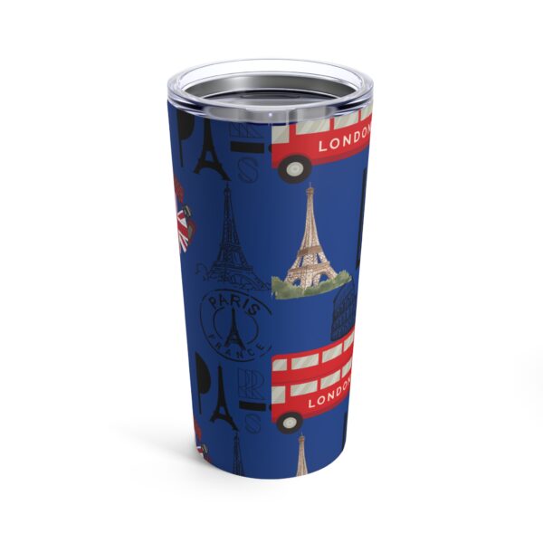 World Traveler Dark Blue Tumbler 20oz - Image 2