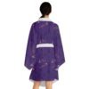 Purple Paris Long Sleeve Kimono Robe - Image 8