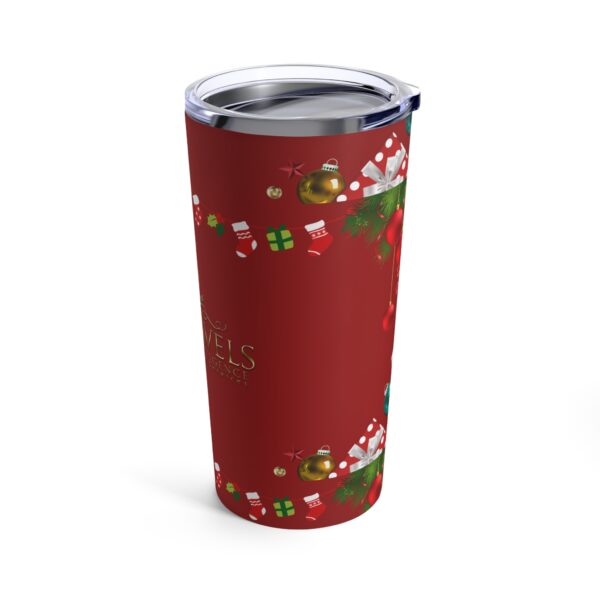 Red Christmas Tumbler 20oz - Image 4