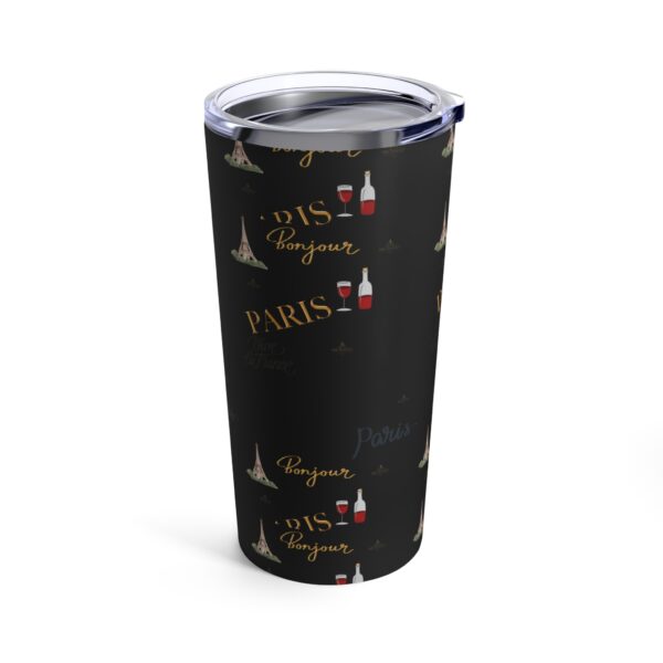 Paris Black Tumbler 20oz - Image 4