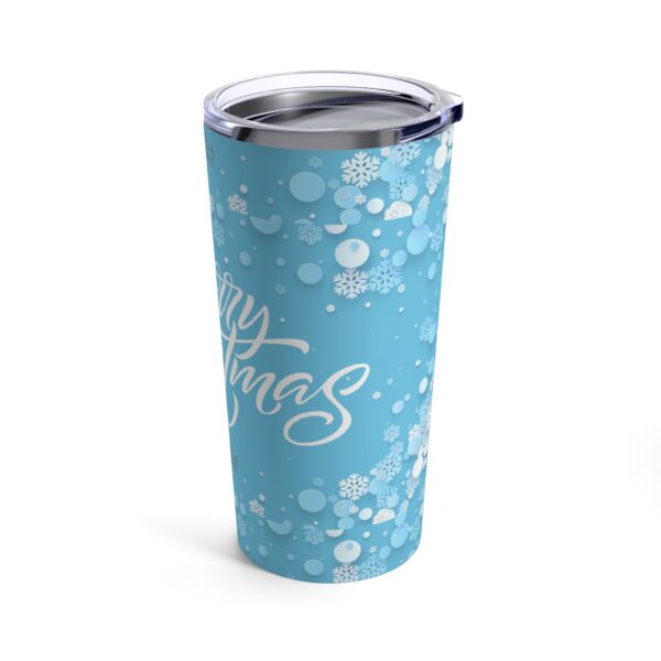 Merry Christmas Tumbler 20oz - Image 4