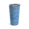 Paris Light Blue Tumbler 20oz - Image 4