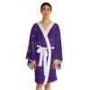 Purple Paris Long Sleeve Kimono Robe - Image 7